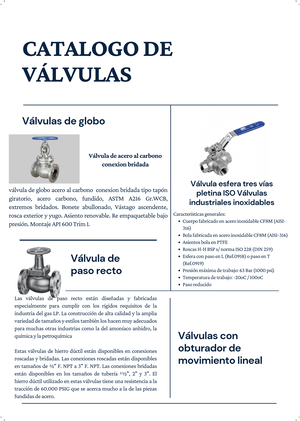 Catalogo De Valvulas Unicordoba Studocu