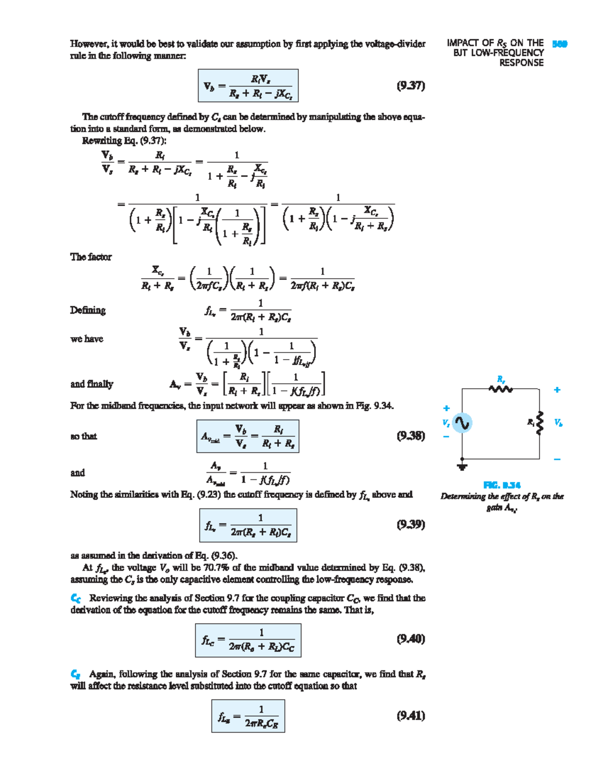 LOW- Frequency Response—FET Amplifier - Electronic Circuit: devices and ...