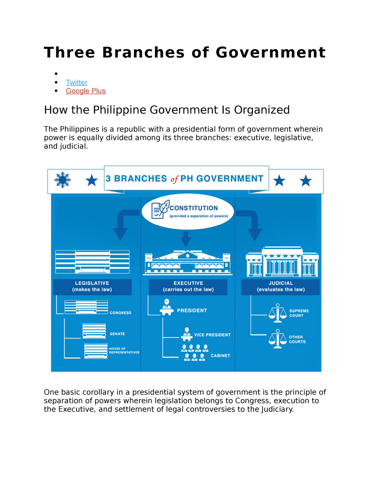 3 Branches Of The Government Three Branches Of Government Twitter 