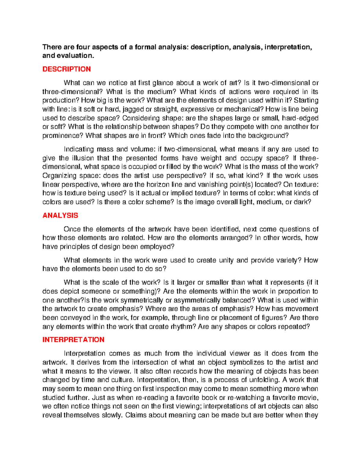 how-to-analyze-an-art-grade-98-there-are-four-aspects-of-a-formal