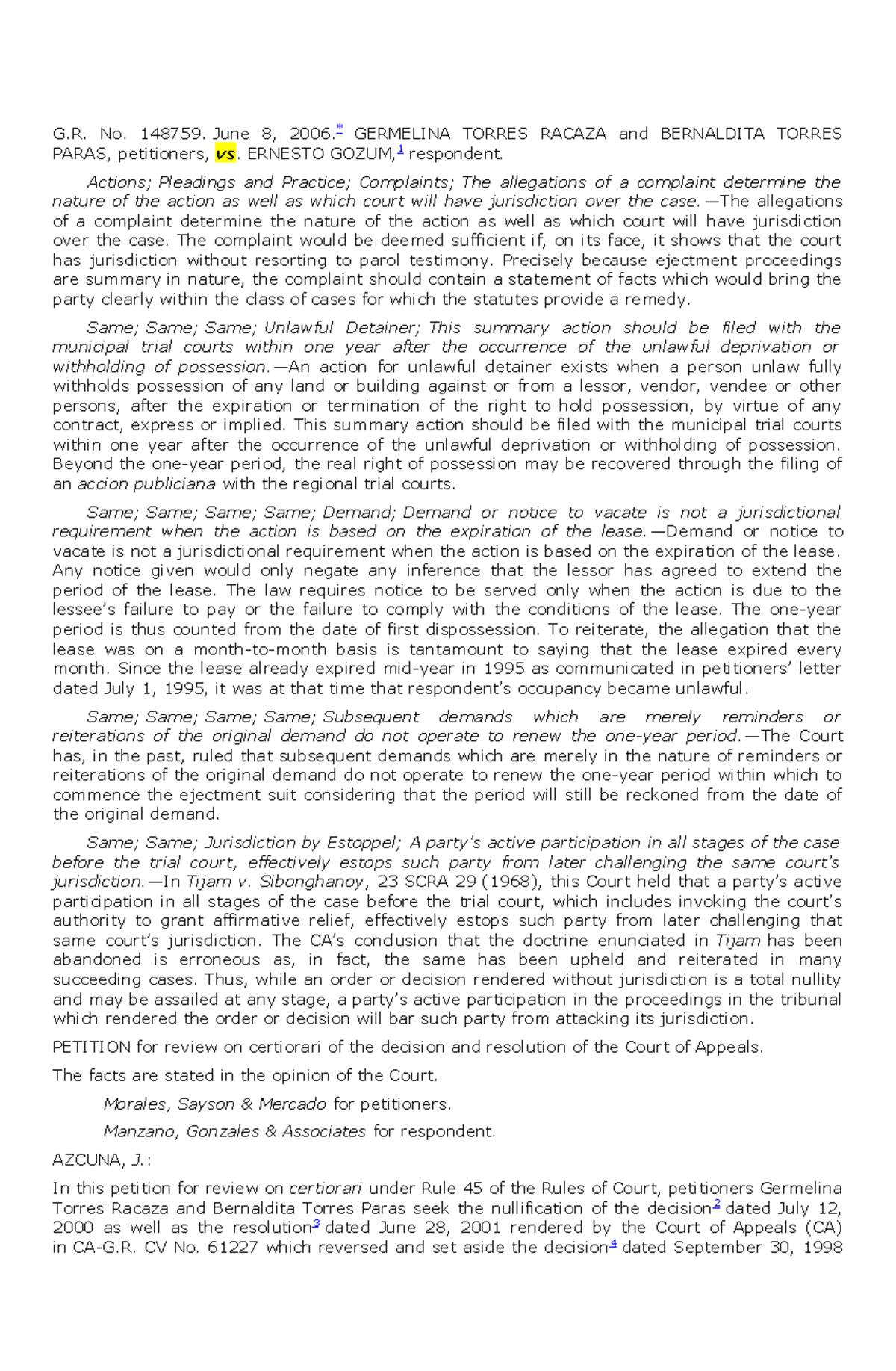reference-accion-publiciana-vs-unlawful-detainer-g-no-148759-june
