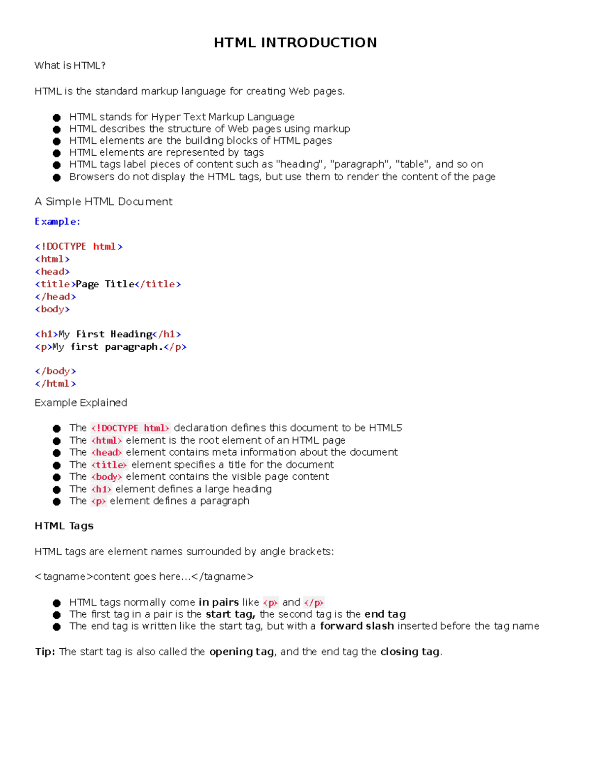 HTML- Introduction - This will make your grades higher - HTML ...