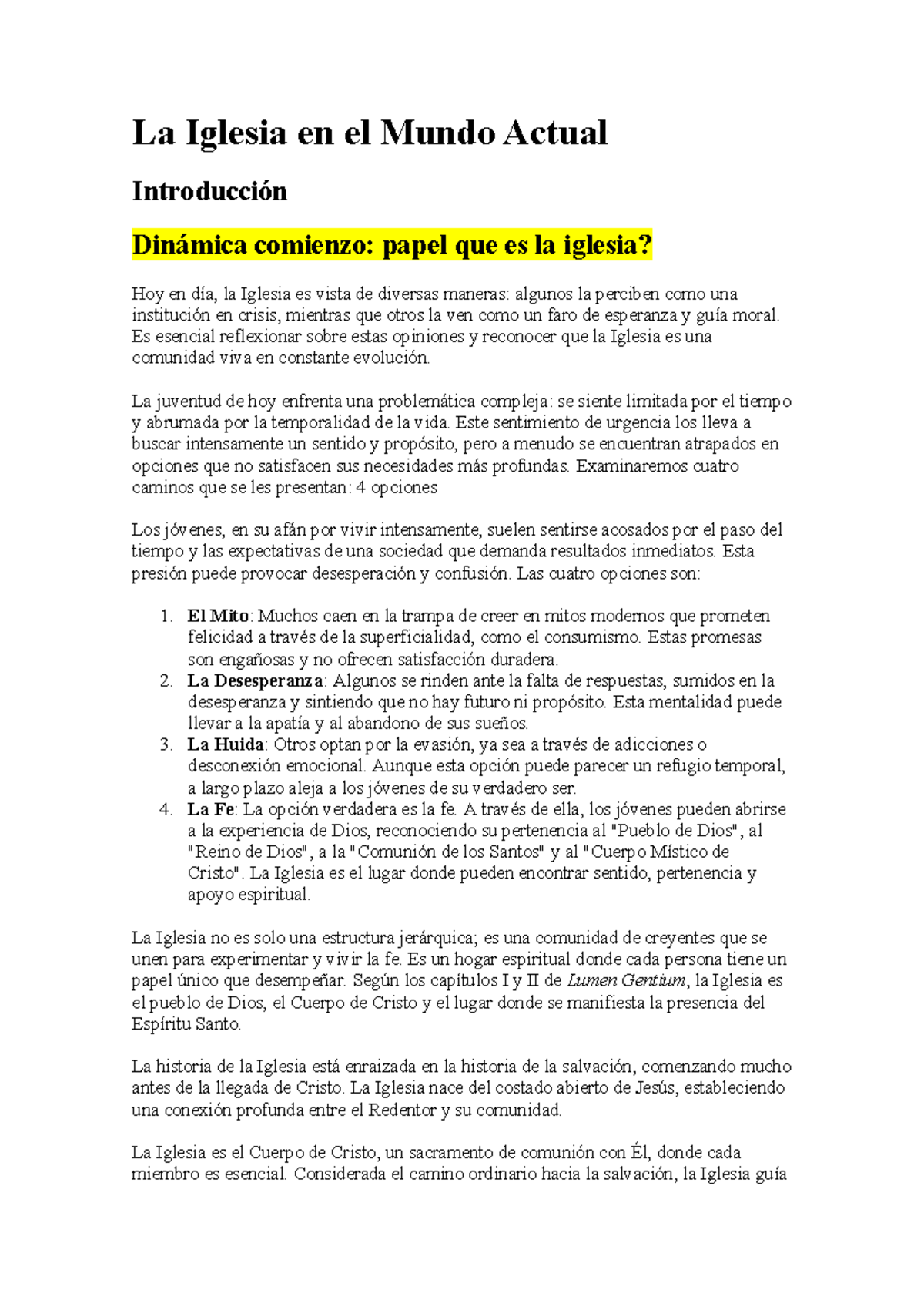 La Iglesia y el joven - dsgsdgasdgasdgasd - La Iglesia en el Mundo ...