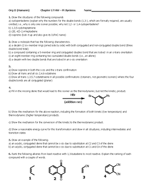 CHEM 224 Syllabus Su23 - CHEM 224 Organic Chemistry 2, Summer 2023 ...