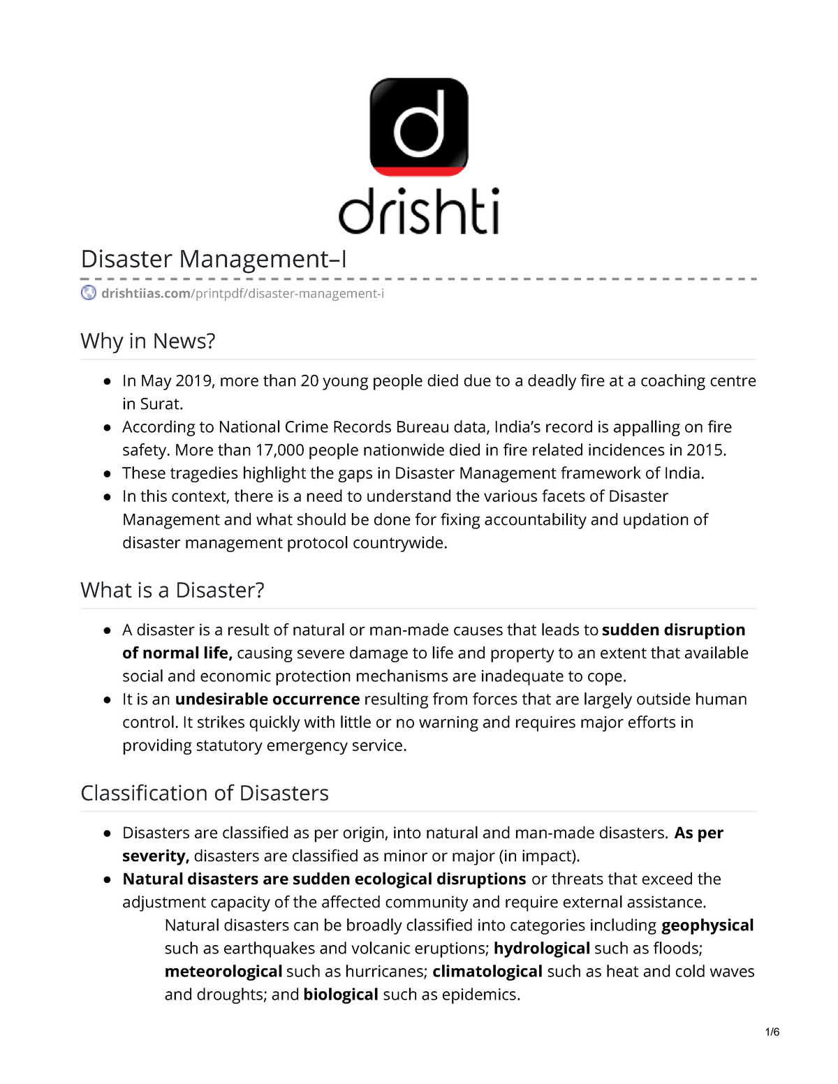 disaster management in hospital assignment pdf