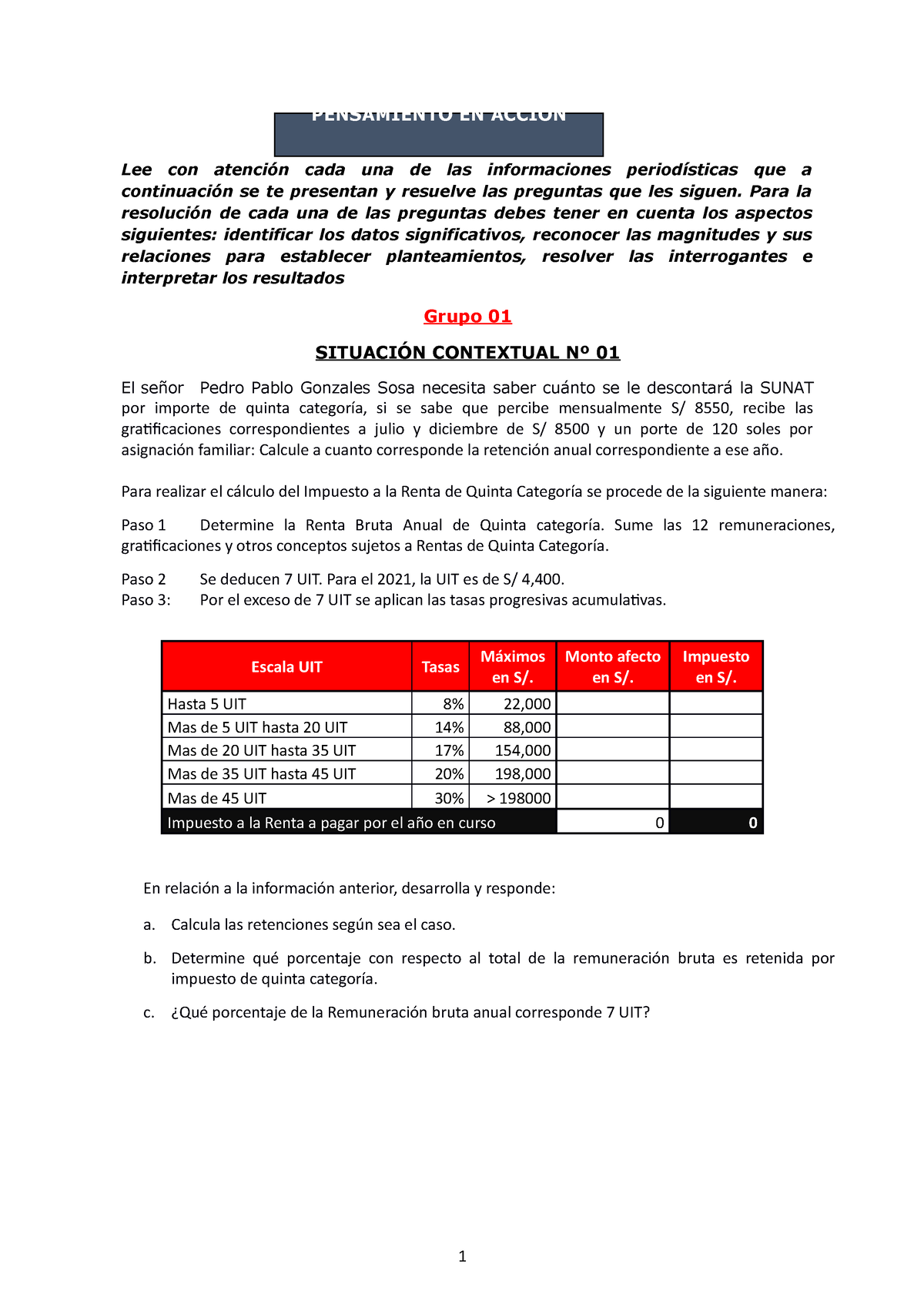 Informe De Sesion Resolucion De Trabsajo Lee Con Atenci N Cada Una De Las Informaciones