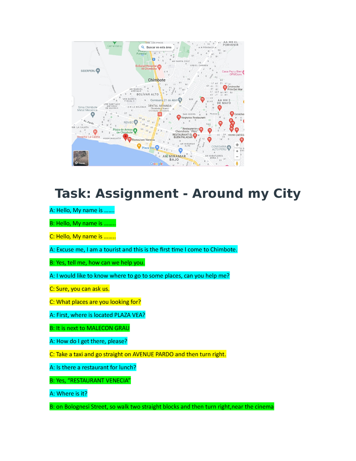 task assignment around my city video