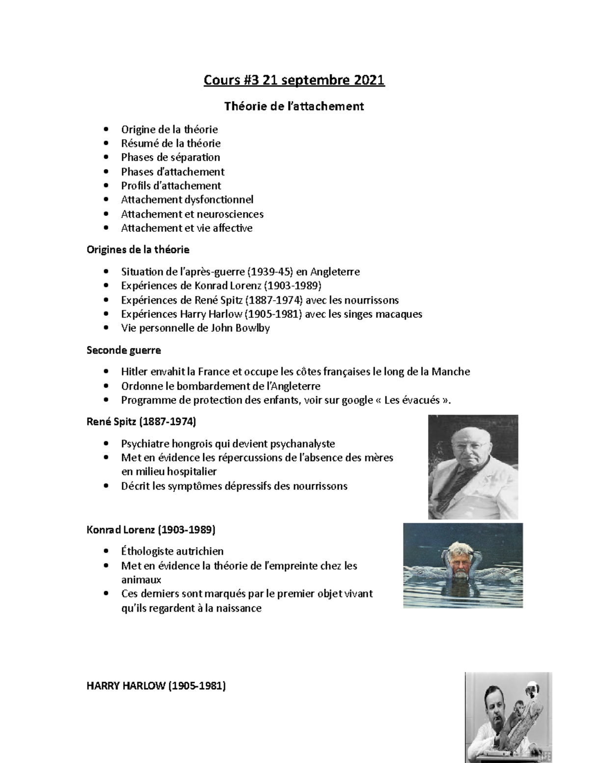 Notes cours #3 - Psychocrminologie - CRI1100 - UdeM - Studocu