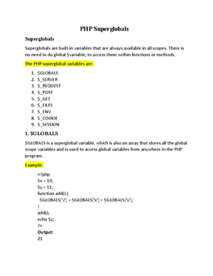 Important question in programming - Study Questions Programming ...