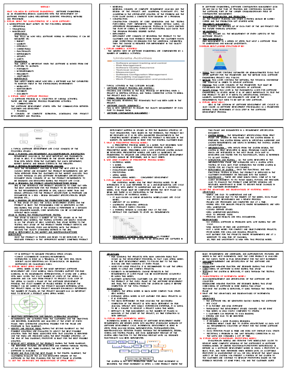 SEbit 01 - Lecture notes about software engineering - MODULE 1 WHAT YOU ...