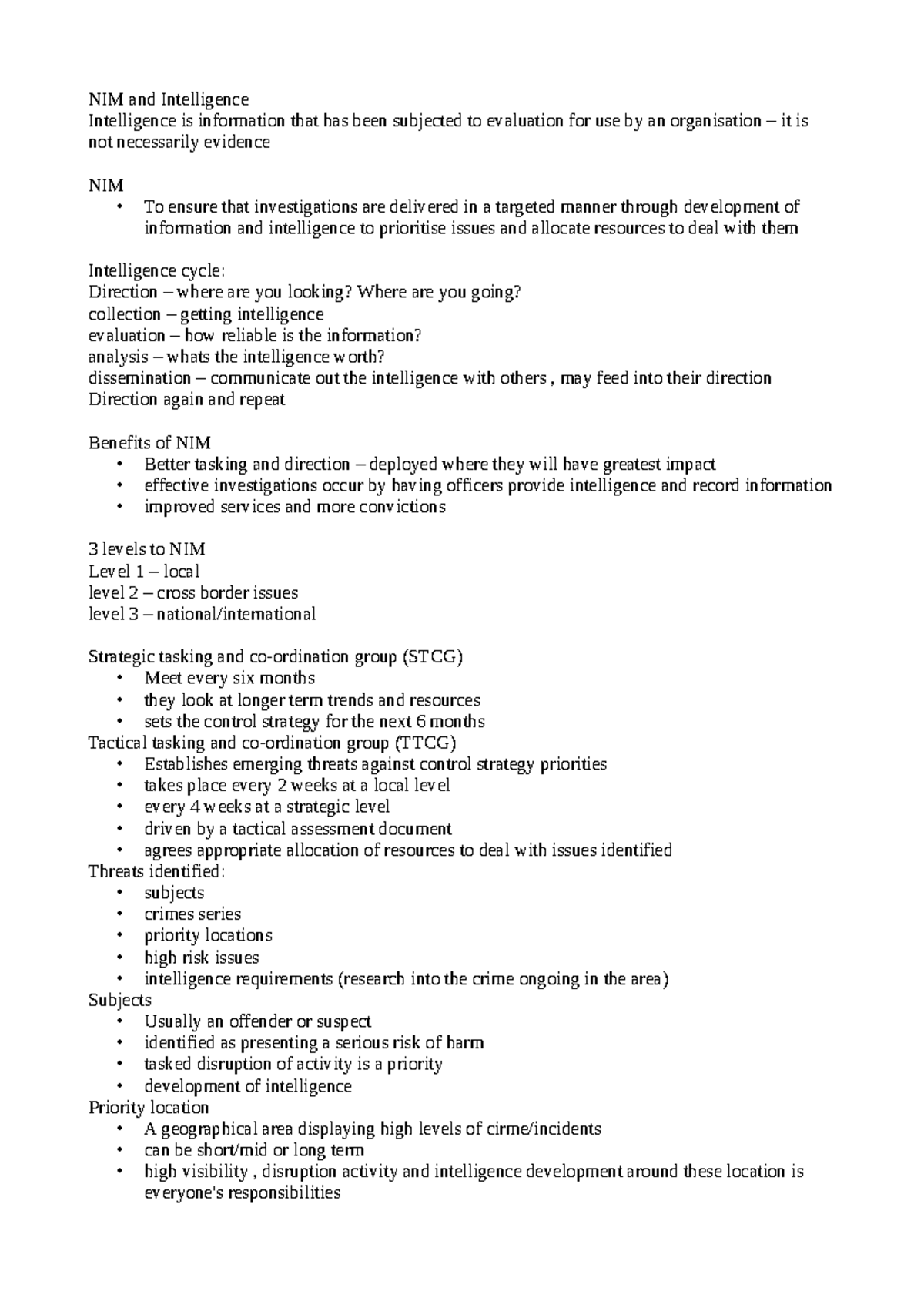 Nim and intelligence - Lecture notes 4 - NIM and Intelligence ...