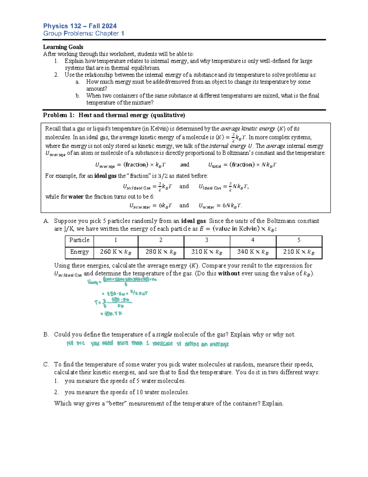 GP - Chapter 1 - Fa24 RYO - phys - Physics 132 – Fall 2024 Group ...