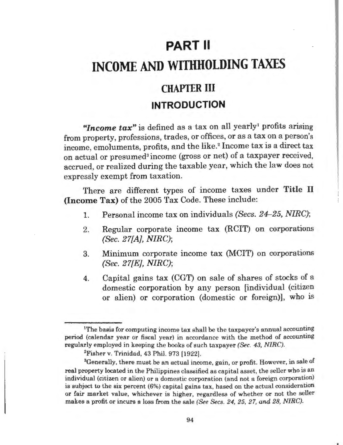 3 Chap 3-5 Mamalateo 2019 Tax Book - ####### PART II INCOME AND ...