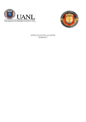 Evidencia Artes Etapa 2 - UNIVERSIDAD AUTONOMA DE NUEVO LEON ...