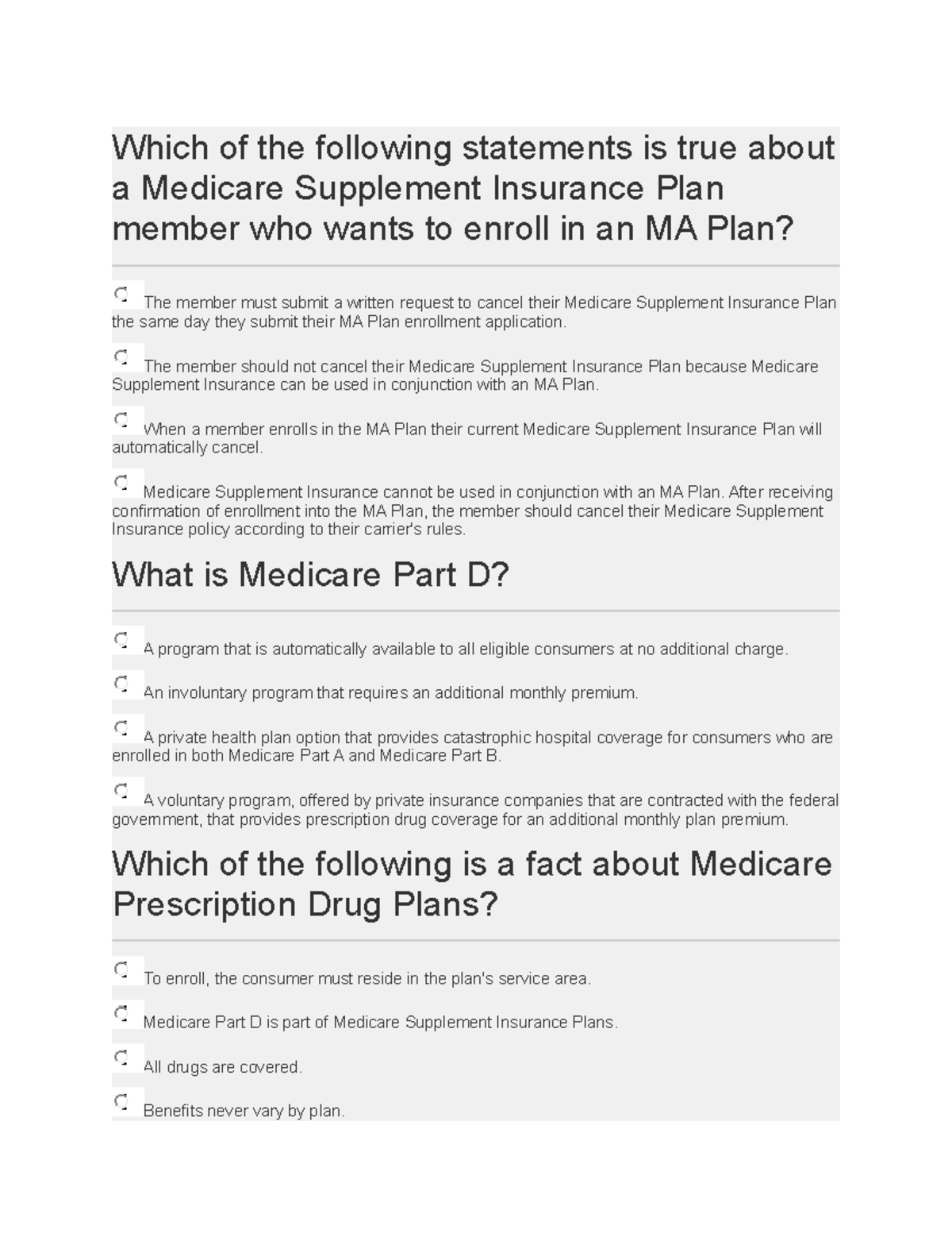 2023 United Health Care Test Questions RMIN 5510 UGA Studocu