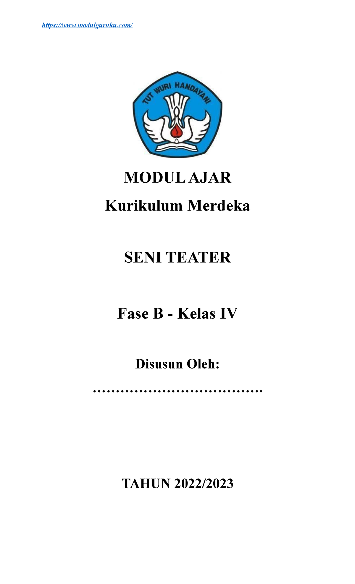 Modul AJAR SENI Teater Kelas 4 BAB 2 - MODUL AJAR Kurikulum Merdeka ...