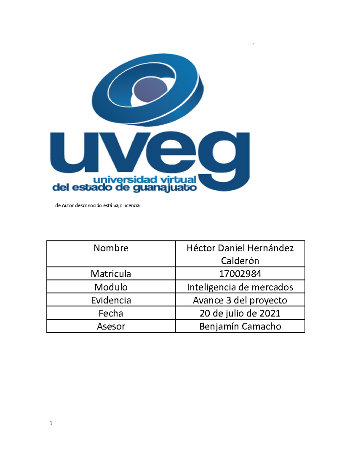 Hernandez Hector Daniel Avance 3 Del Proyecto - Mercadotécnia - UVEG ...