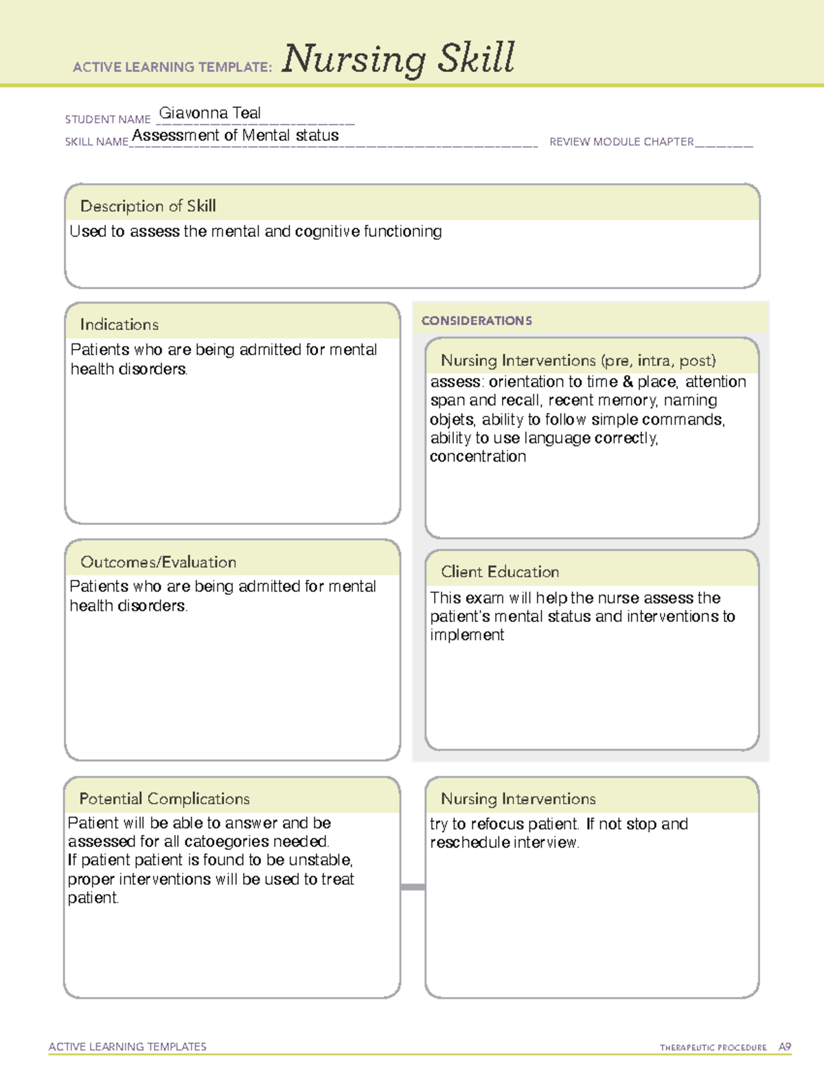 assessment-of-mental-status-active-learning-templates-therapeutic