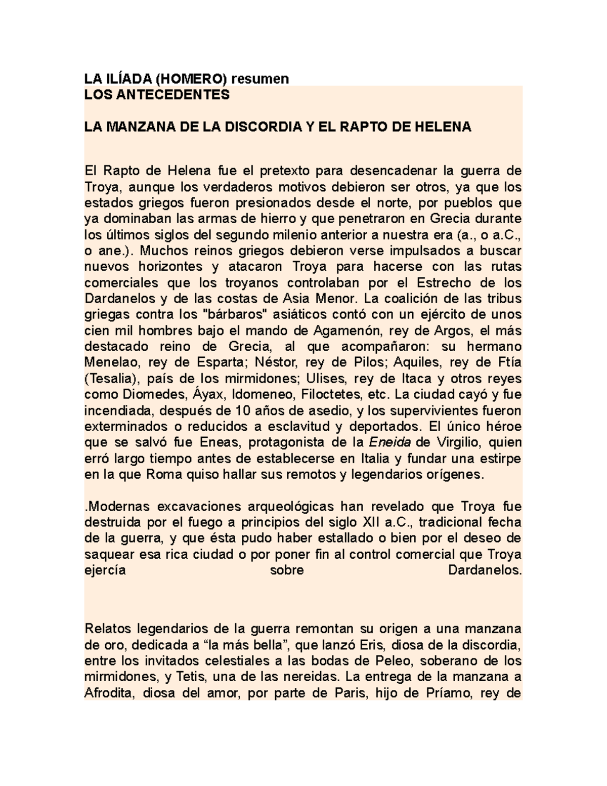 La Iliada 2 Donoso Historia De Grecia His151 Pucv Studocu