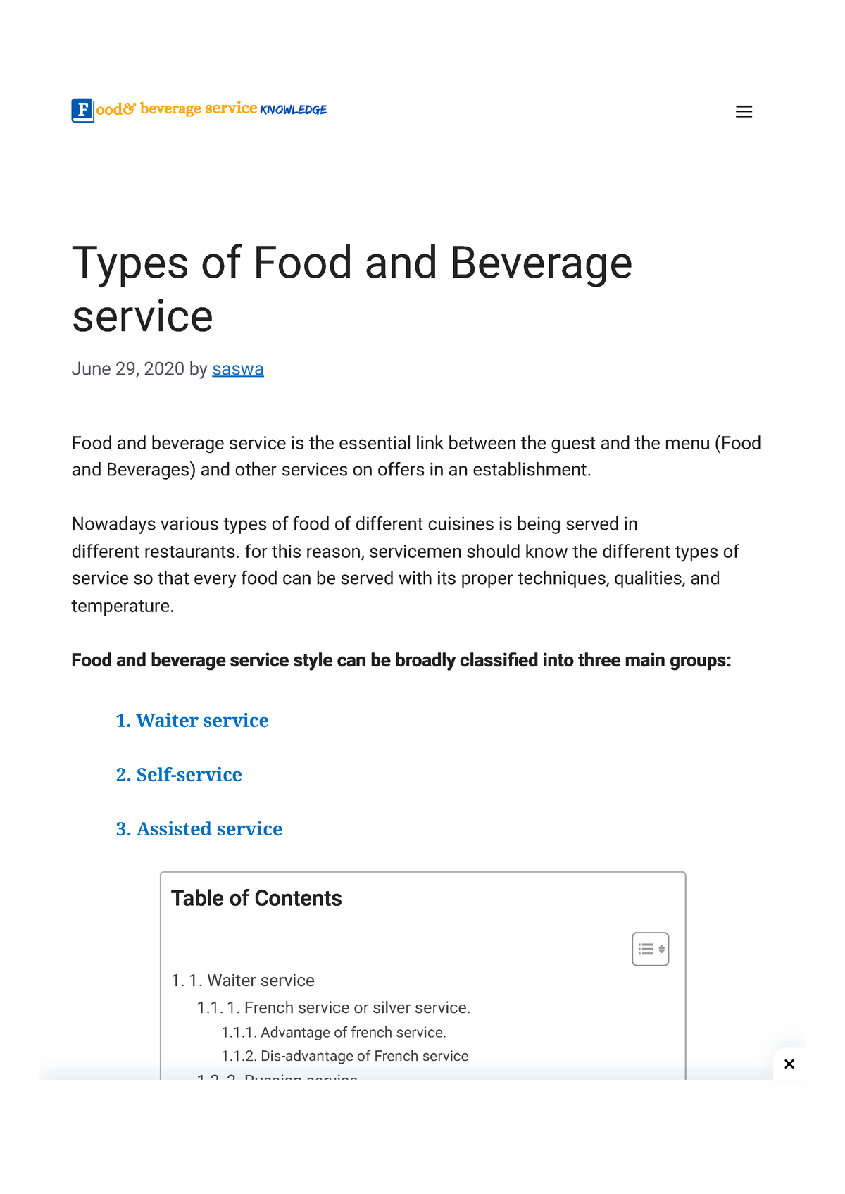 types-of-food-and-beverage-service-food-and-beverage-service-types