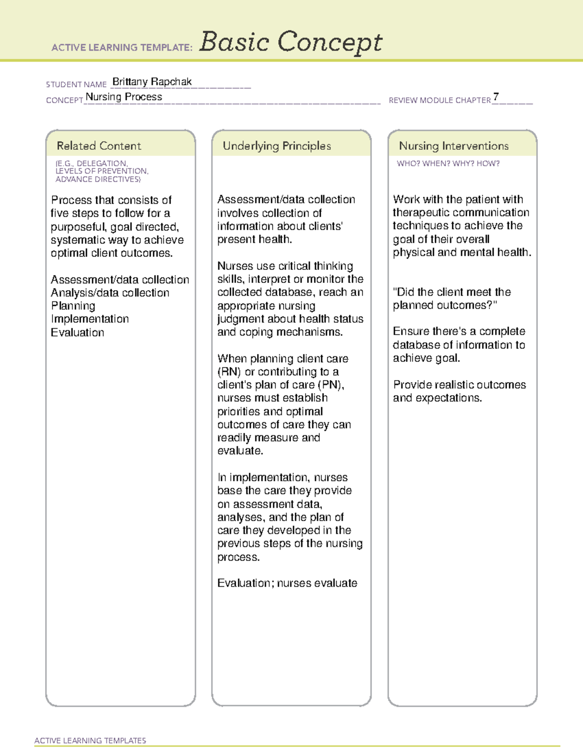 What Are Nursing Concepts Ati