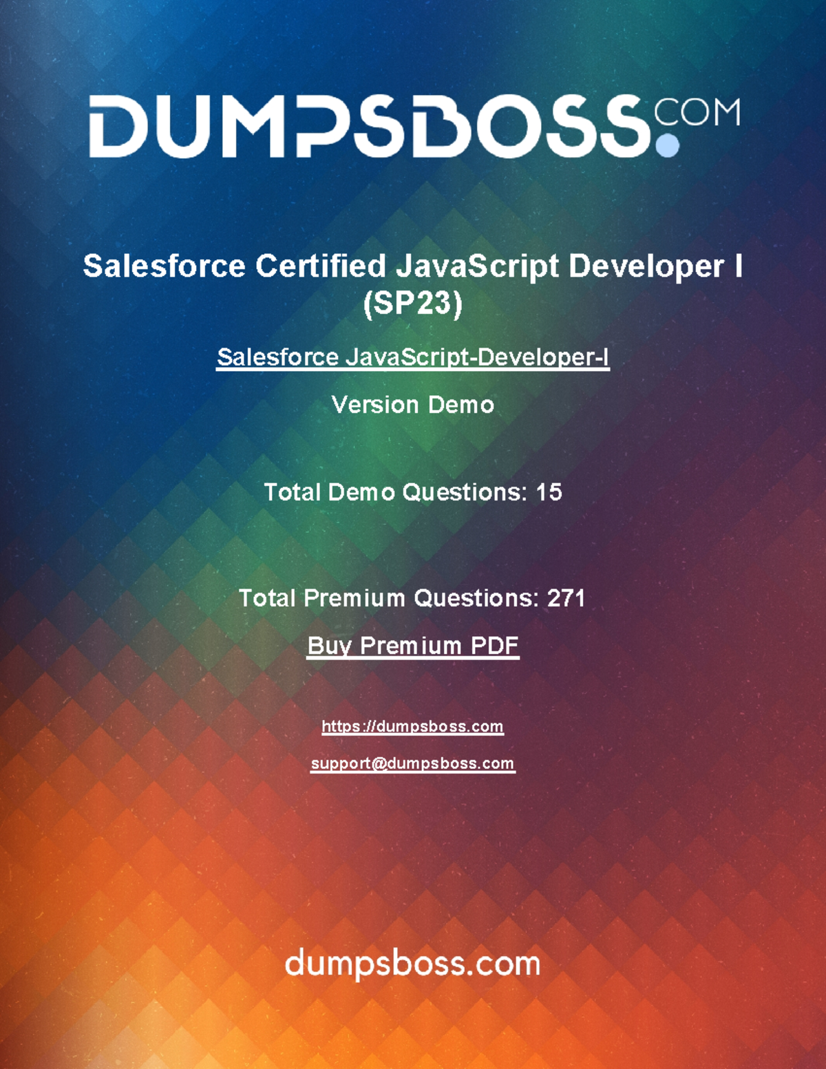 Java Script Developer I demo - Salesforce Certified JavaScript ...