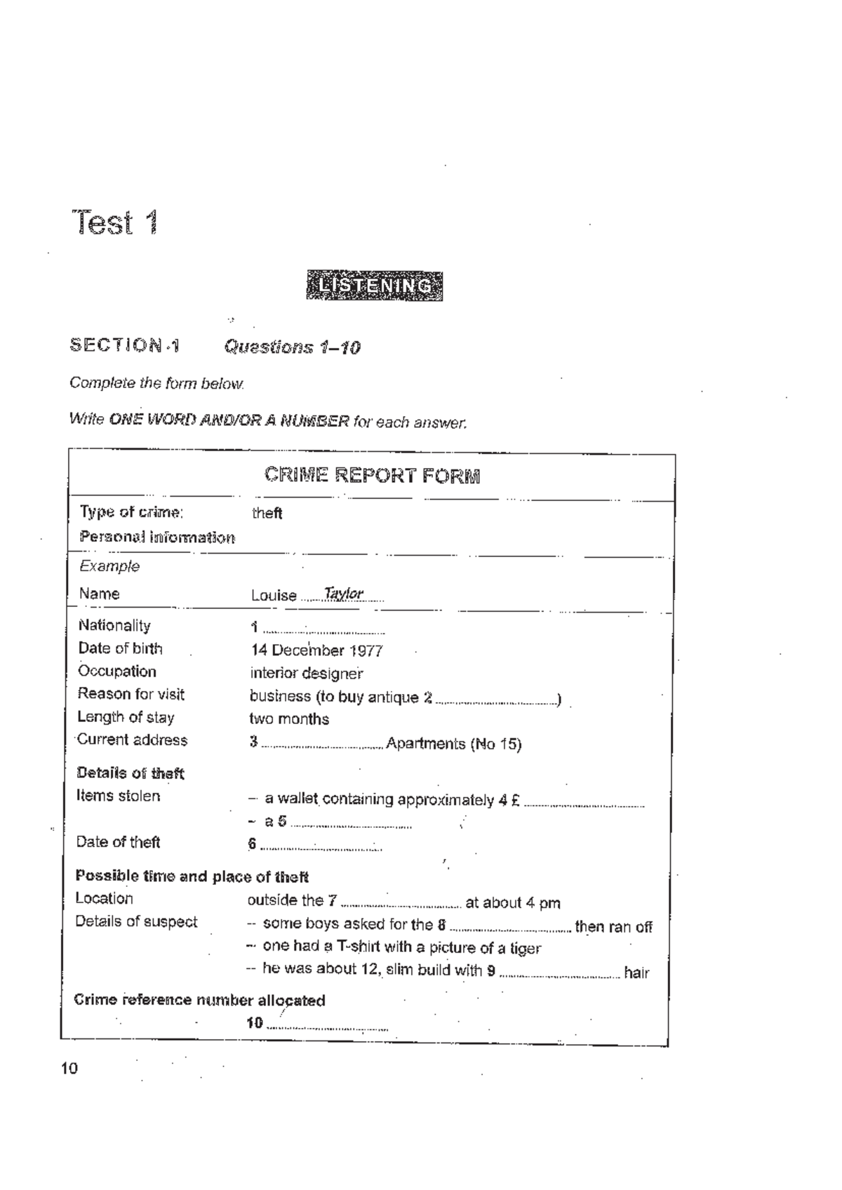 Test 1 Cam 14 - ielts files - Studocu