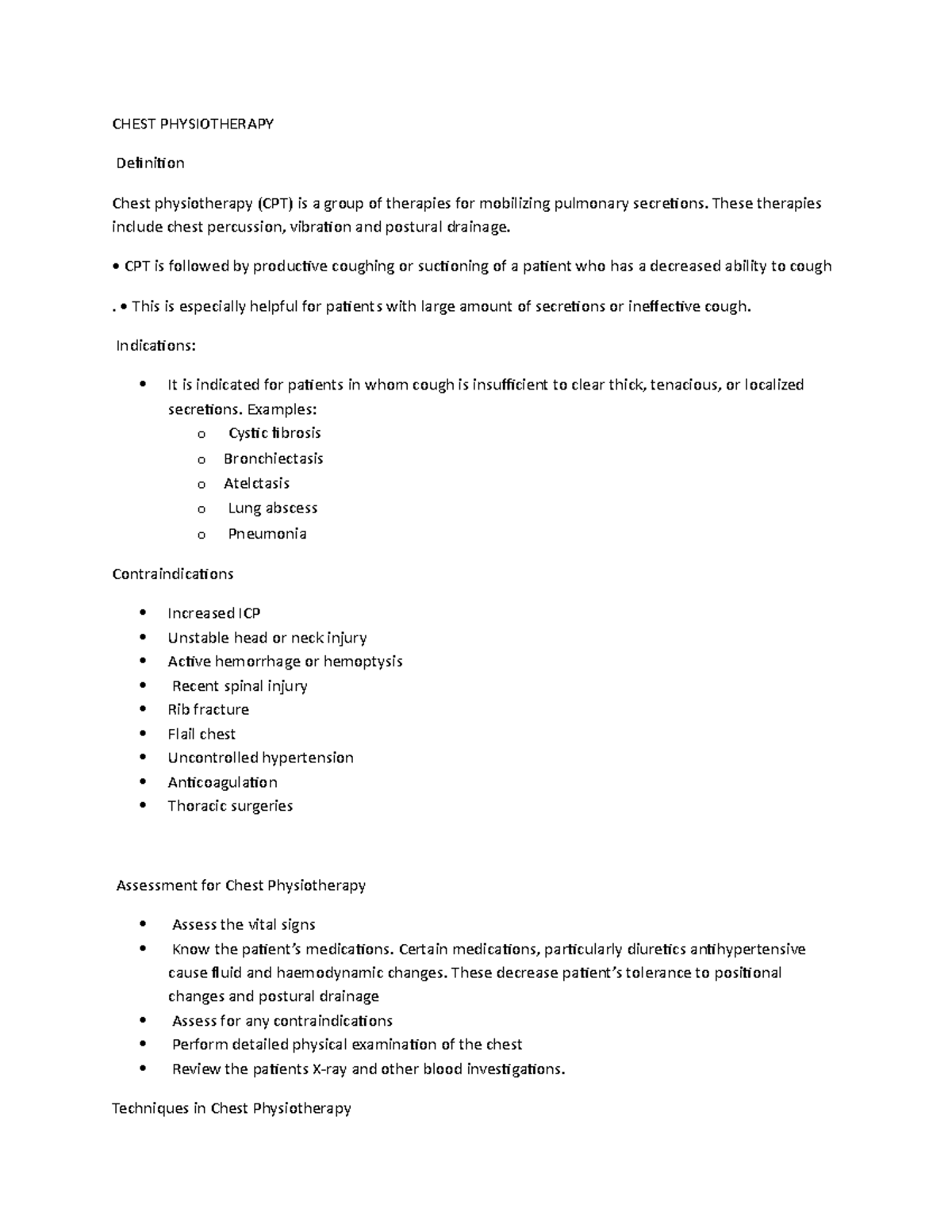Chest PhysiotheWPS Office CHEST PHYSIOTHERAPY Definition Chest
