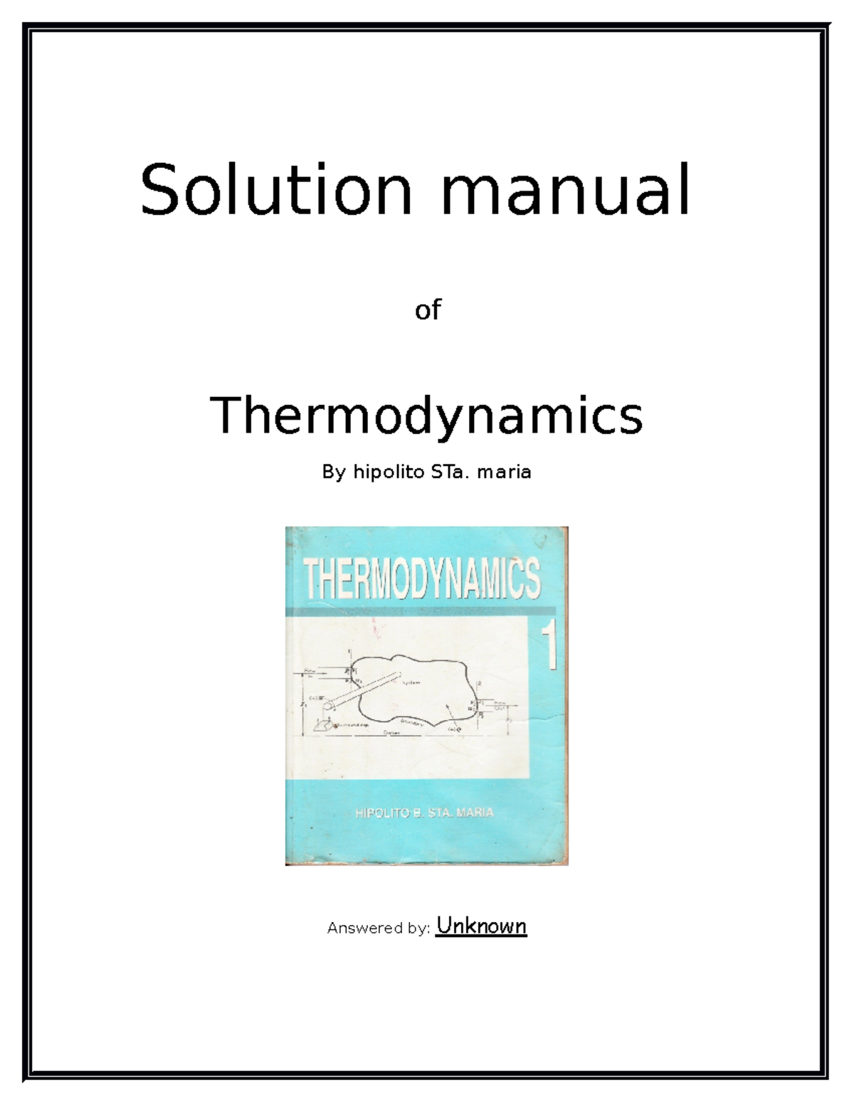 Chap-2-1 - Thermodynamics - Solution manual of Thermodynamics By ...