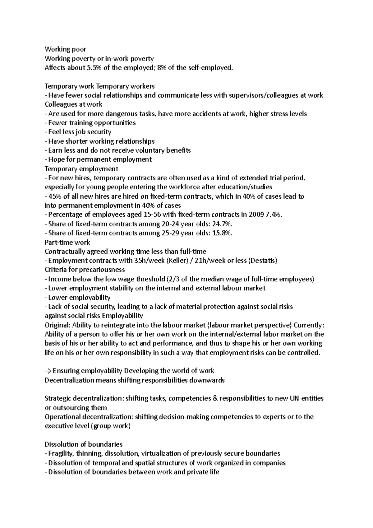 Working poor - Introduction To Sociology - Working poor Working poverty ...