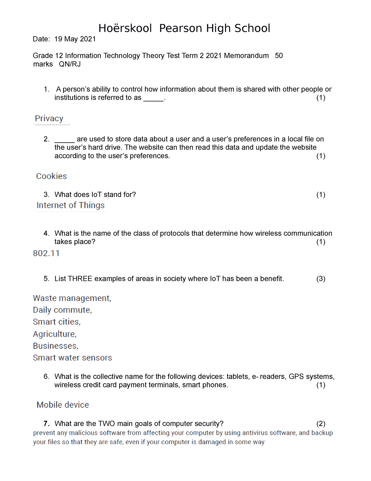 assignment term 2 grade 12