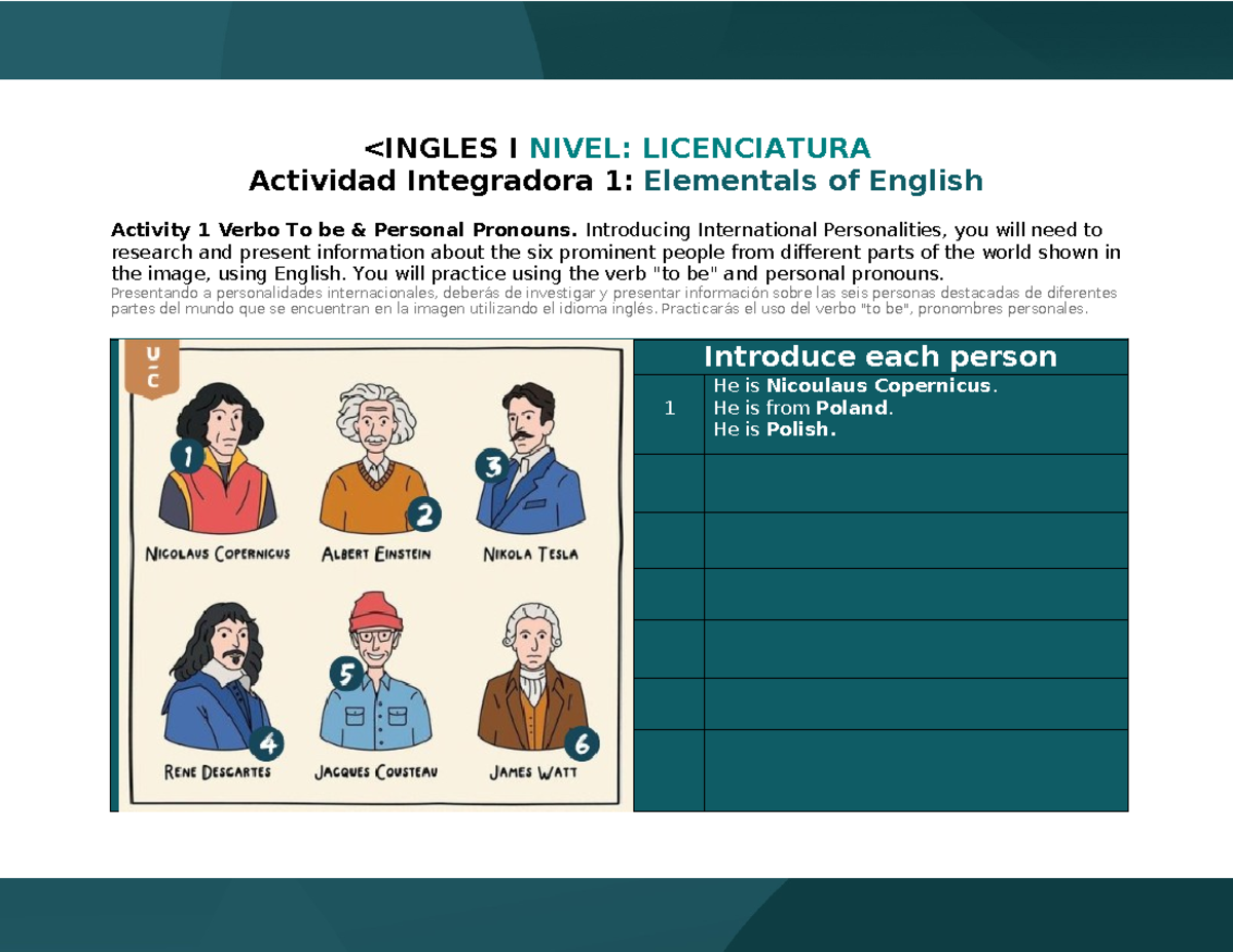 1 - actividad ingles