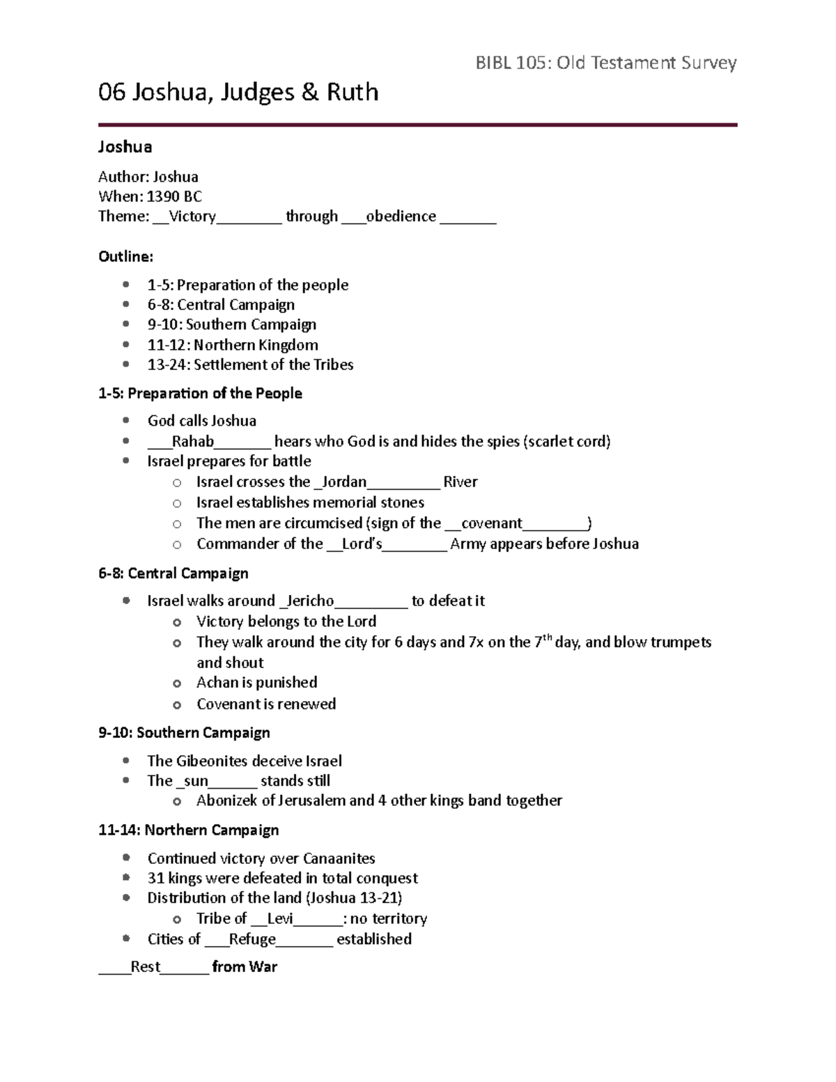 ot-notes-6-bibl-105-old-testament-survey-06-joshua-judges-ruth