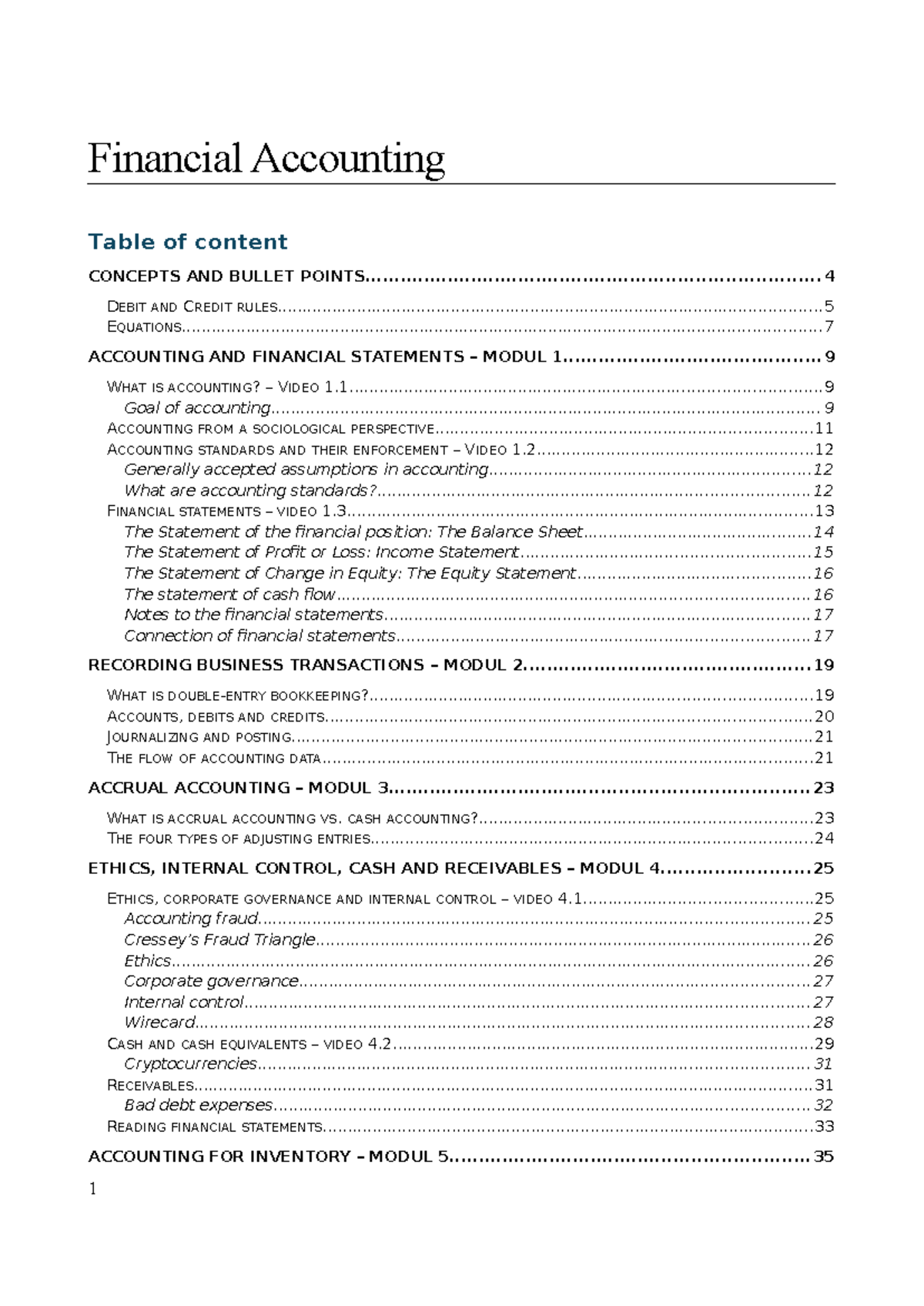 Financial Accounting - lecture notes - Financial Accounting CONCEPTS ...