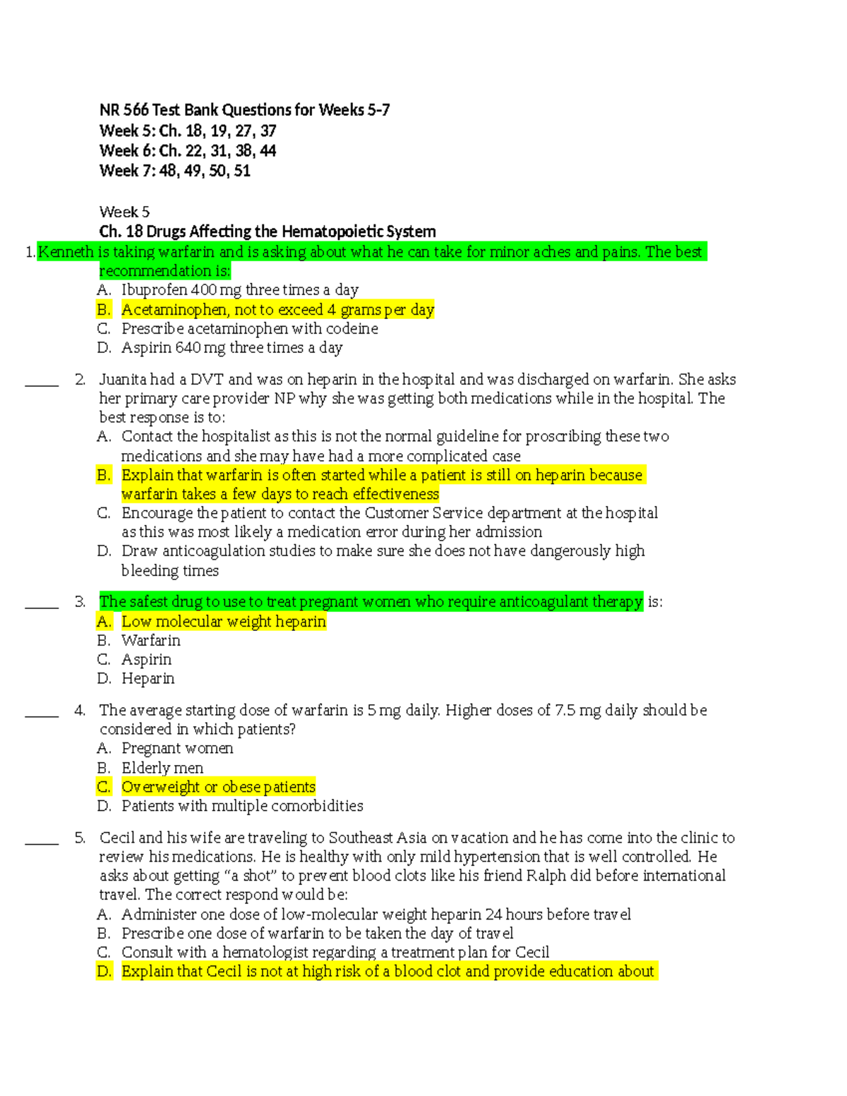 Study Materials 156-566 Review