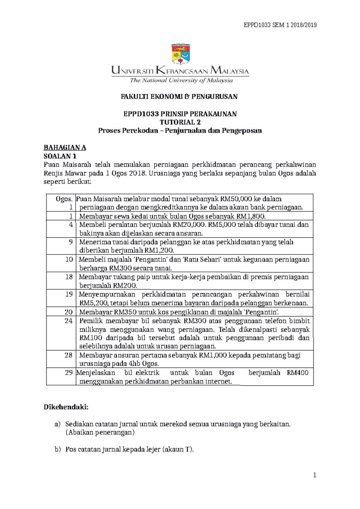 Jawapan Tutorial 2 - EPPD1033 SEM 1 2018/ FAKULTI EKONOMI & PENGURUSAN ...