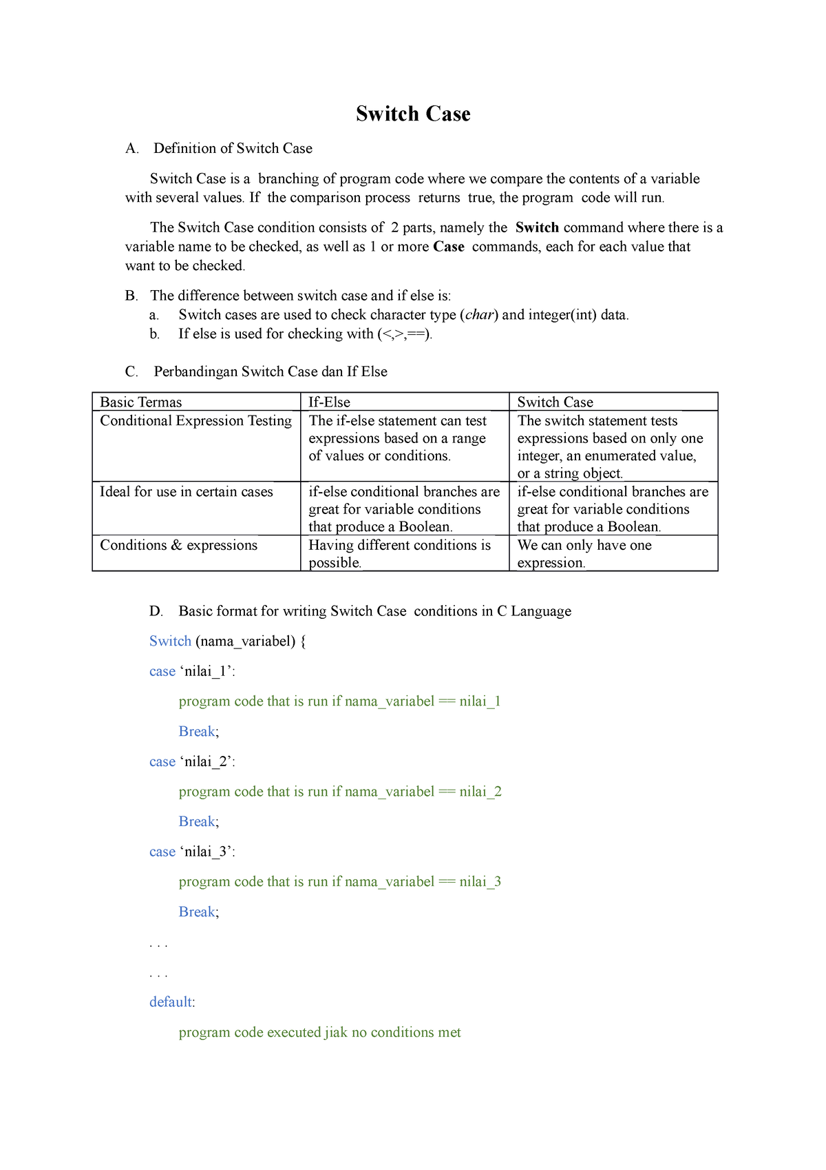 switch-case-definition-of-switch-case-switch-case-is-a-branching-of