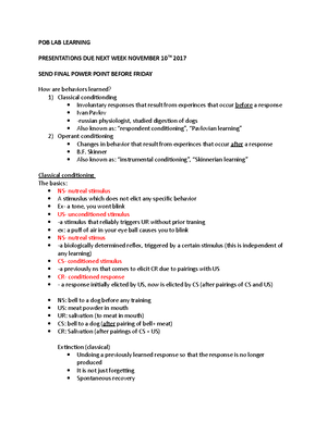 EXAM 1 study guide POB - in depth review for your first exam ...