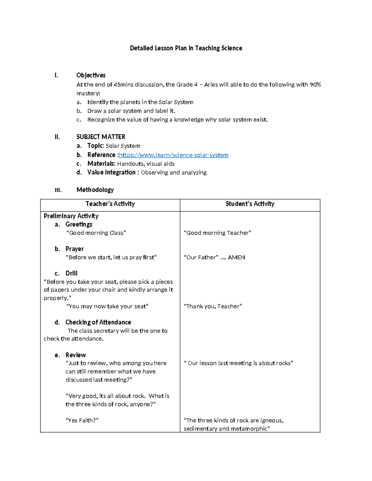 Detailedlessonplaninteachingscience-210912090227 - Detailed Lesson Plan ...