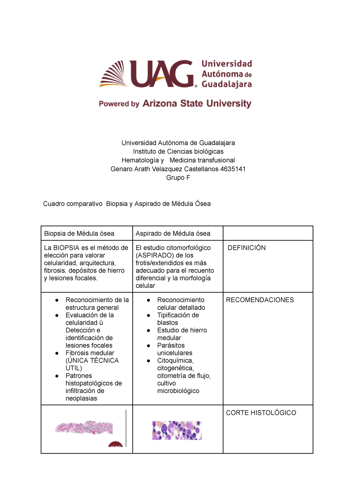 Cuadro Comparativo B Y A MO - Universidad Autónoma De Guadalajara ...