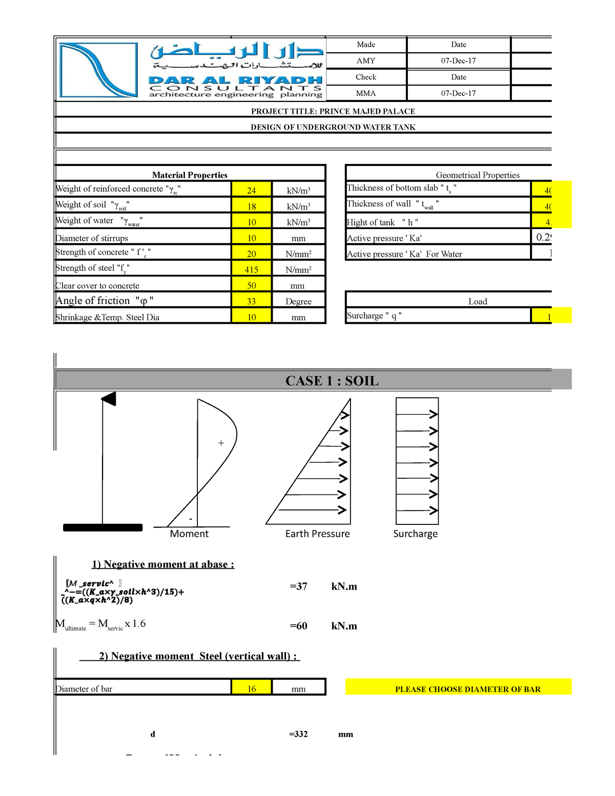 Water Tank Design Pdf Free Download