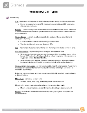 Identifying Nutrients SE Key - Identifying Nutrients Answer Key ...