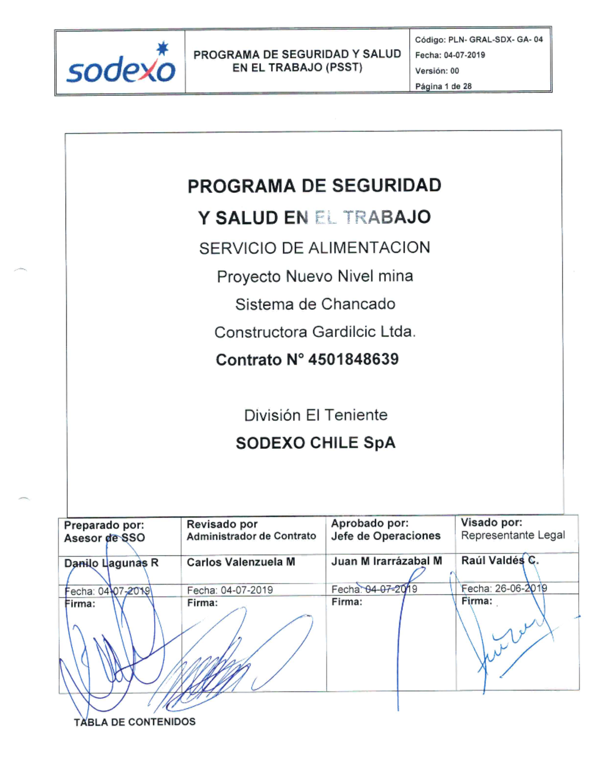 22. PPR Rev.00 GA - PPR - PROGRAMA DE SEGURIDAD Y SALUD EN EL TRABAJO ...