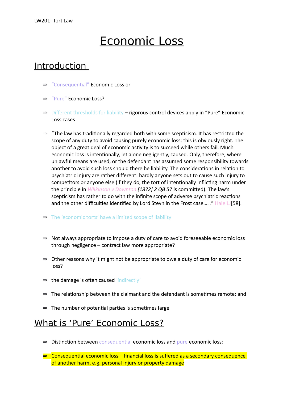 economic-loss-lecture-notes-economic-loss-introduction