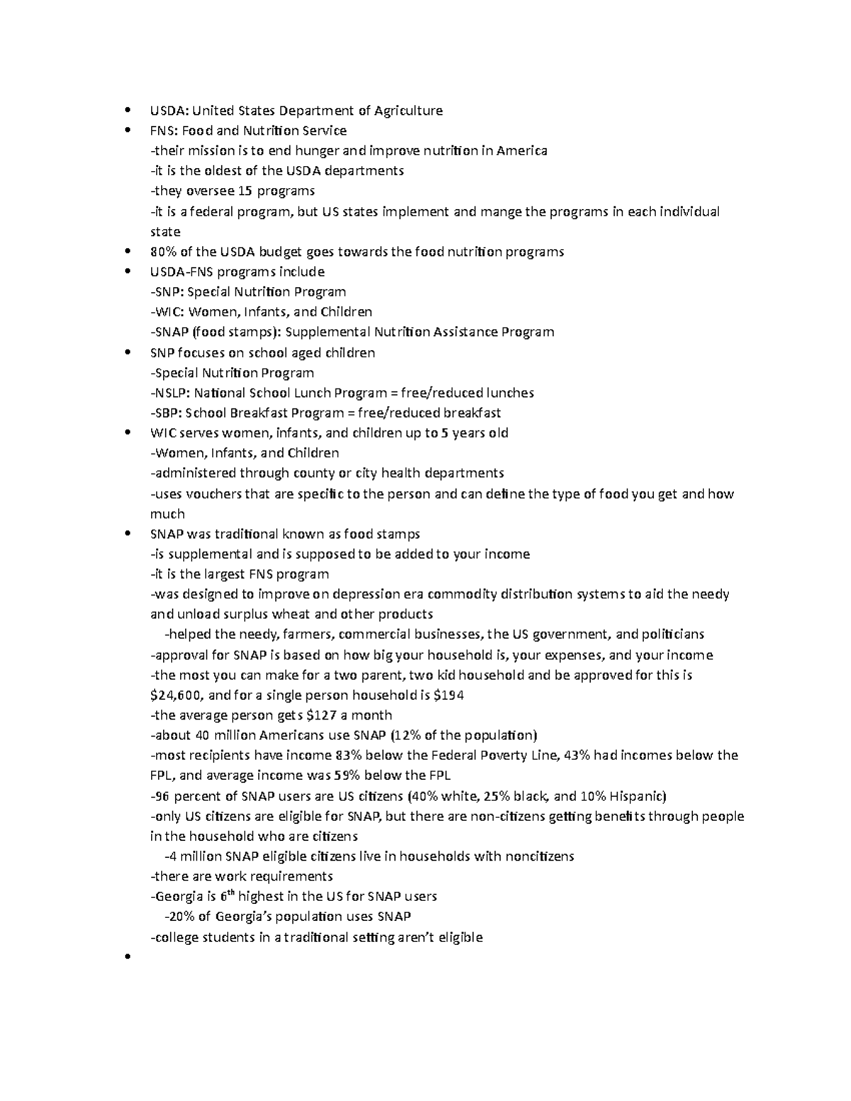 Government funded nutrition programs - USDA: United States Department ...