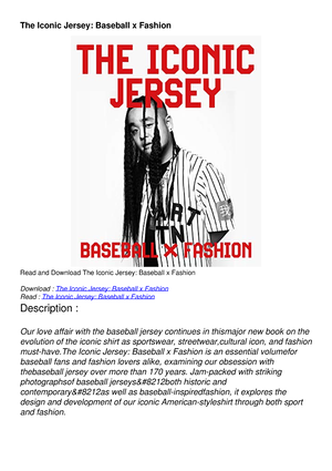 The Iconic Jersey: Baseball x Fashion