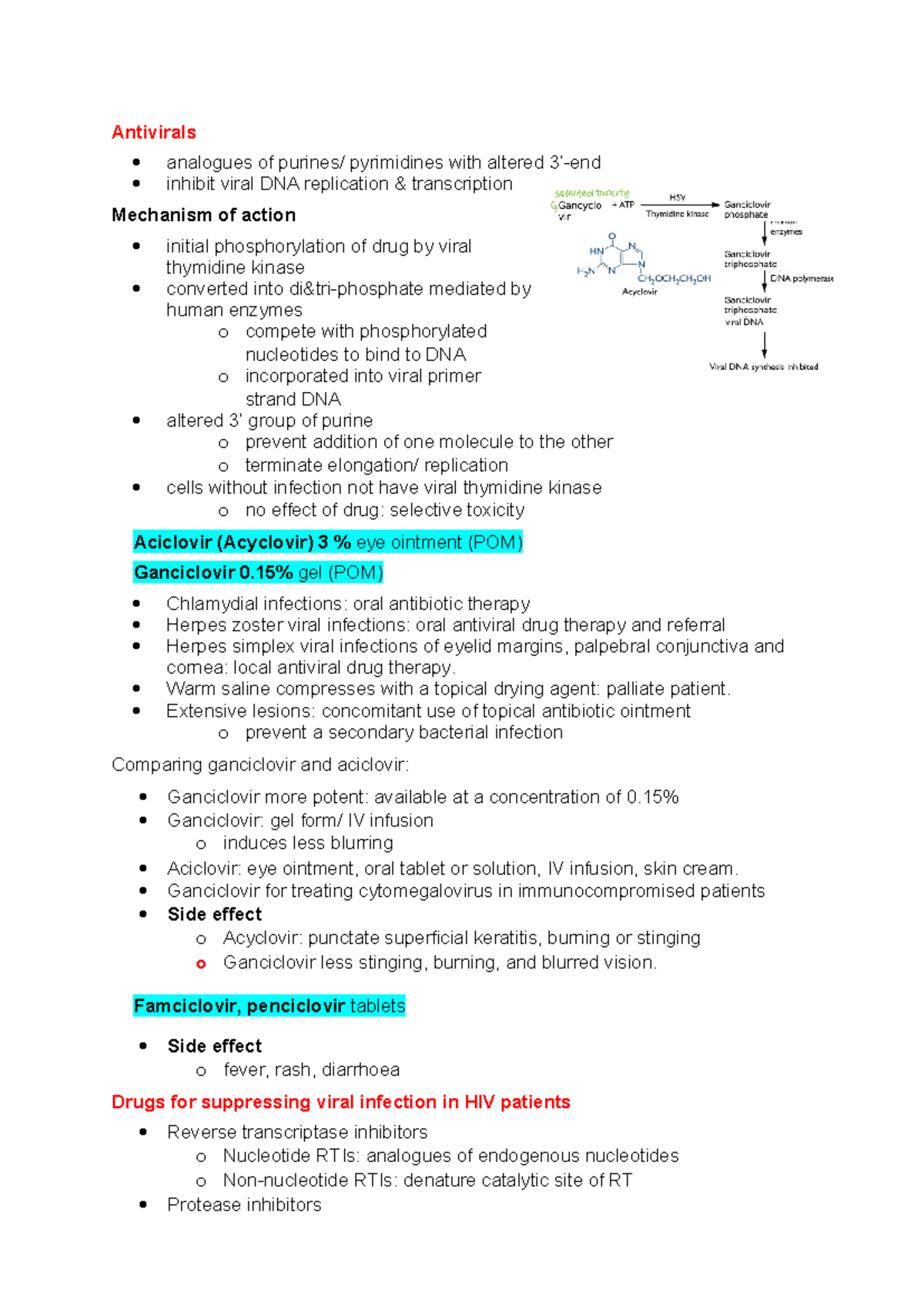 Antiviral-Antifungal-Antiprotozoal (simple ver - Antivirals analogues ...