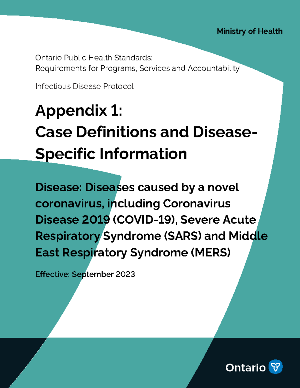 Case definition - Ontario Public Health Standards: Requirements for ...