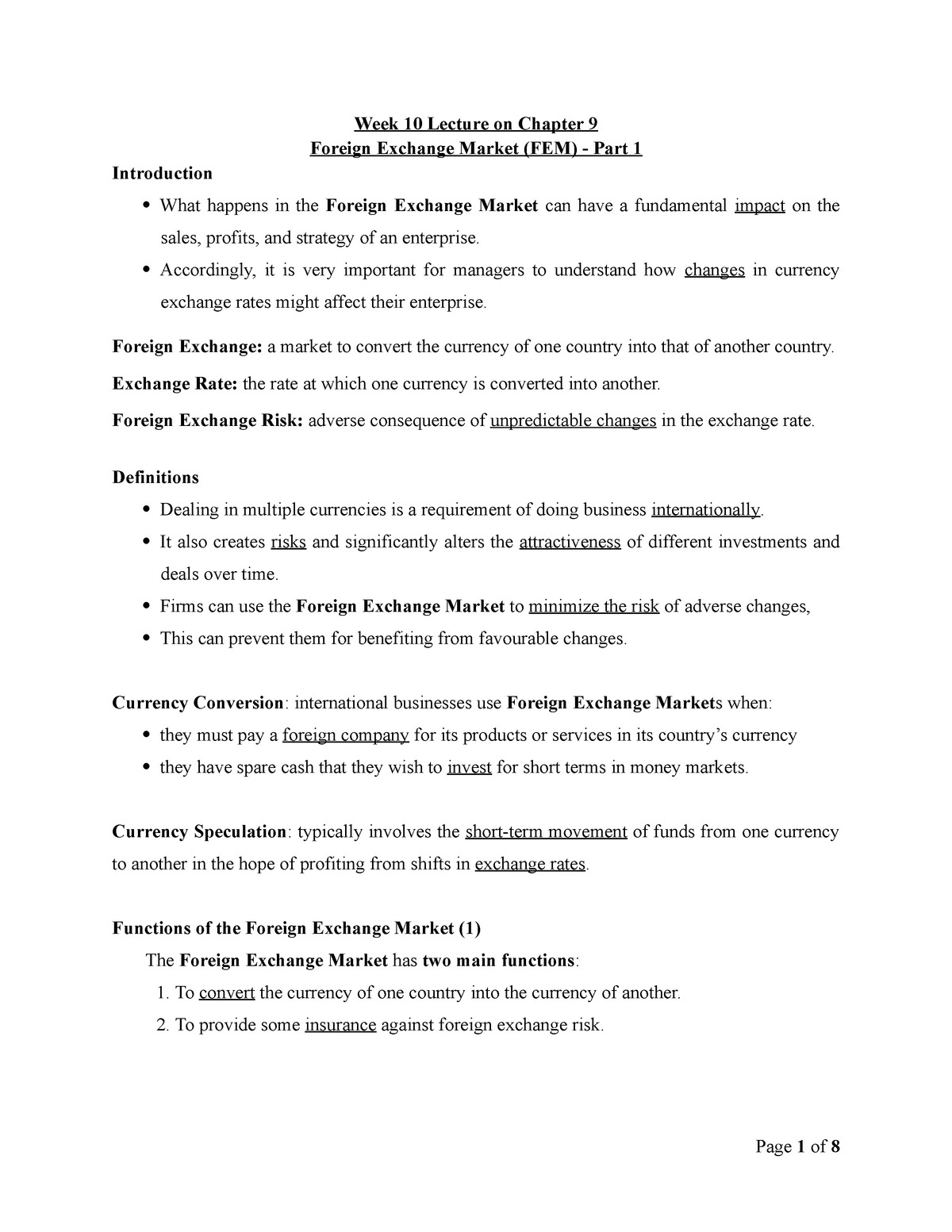 Forex market unpredictable