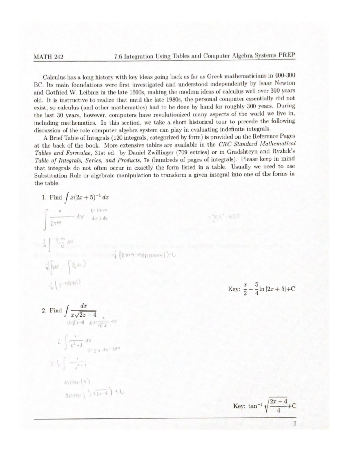 Math 242 7 Chapter 7 Lesson 6 Lecture Notes Dr Liu Math 242 Studocu Math 242 7 Chapter 7 Lesson 6 Lecture Notes Dr Liu Math 242 Studocu